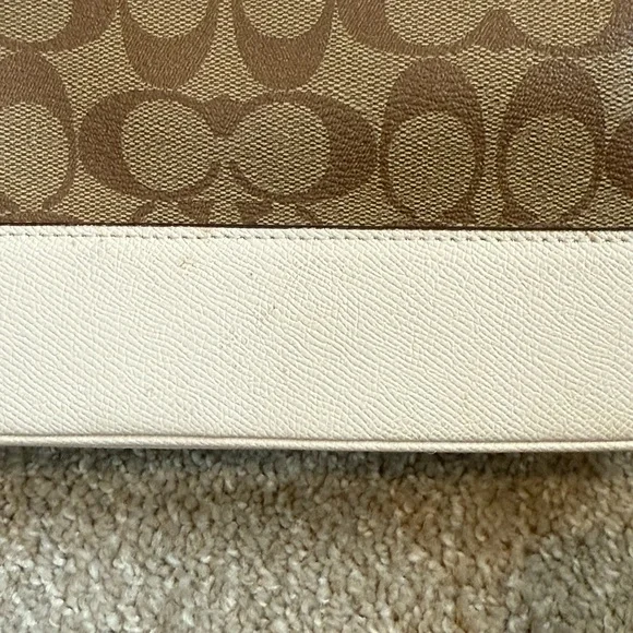 Coach Monogram Backpack in Brown and Cream - Picture 3 of 13